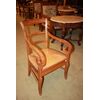 Poltrona Francese stile Provenzale del 1800 in Legno di Noce