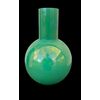 Vaso in vetro incamiciato con corpo globulare e collo verticale. Nason,Murano.