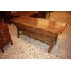 Grande Madia Porta Farina del 1800 Francese in legno di noce