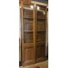 PTI748 - Porta a vetri in legno, misure cm L 98 x H 235  