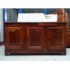 Credenza a tre porte Luigi XVI fine 1700 in noce massello Francia