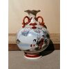 Vaso giapponese dell'800 in ceramica dipinta