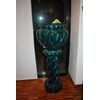 Grande Cachepot Vaso Porta piante francese in Ceramica smaltata Blu