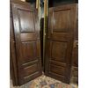 PTS879 - N. 2 porte in legno di noce, misurano cm L 74 x H 204  