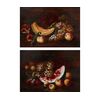 XVII secolo, Scuola Romana, Nature morte con frutta