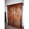 Grande Armadio Provenzale In Legno di Noce a 2 Ante di fine 1700