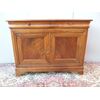 CREDENZA IN NOCE A DUE PORTE E TRECASSETTI RESTAURATA EPOCA 800 cm L150xP54xH103