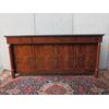 CREDENZA A 4 PORTE IN PIUMA DI MOGANO STILE IMPERO RESTAURATA cm L208xP59xH100