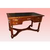 Scrivania francese di metà 1800 stile Impero in legno di mogano