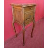 Art Nouveau bedside table with marble
