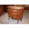 Cassettone di medie dimensioni Francese del 1800 Stile Luigi XV intarsiato