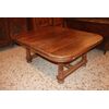 Grande tavolo quadrato francese Del 1800 In Legno di Noce