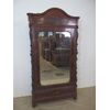 ARMADIO IN MOGANO A UNA PORTA CON SPECCHIO EPOCA 800 cm L110 xP48xH207