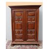 ARMADIO DUE PORTE IN NOCE STILE LUIGI XIV EPOCA SETTECENTO RESTAURATO L156xP59xH233