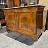 Antica splendida credenza -servante noce cappuccina CARLO X 1820 . con marmo . Mis 182 x 69 