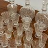 Antico strepitoso servizio cristallo baccarat fine XIX . 33 pezzi lavorazione con incisione. 