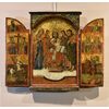 Icona greca, Trittico fondo oro con la Deesis Grecia, XVII° secolo