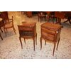 Coppia di comodini francesi stile Transizione Maschio Femmina fine 1800