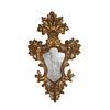 Specchiera spagnola del 1700 dorata foglia oro