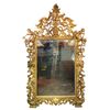 Bellissima specchiera in legno intagliato e dorato