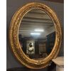  SPECC539 - Specchiera ovale dorata, epoca '800, misure cm L 105 x H 130 