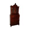 Trumeau secretaire Biedermeier del 1800 Nord Europa in mogano