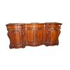 Credenza Inglese di metà 1800 stile Vittoriano in mogano riccamente intagliata 