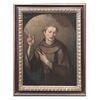 Dipinto Antico: Ritratto di Santo, fine '700
