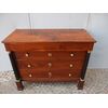 CASSETTONE IN NOCE STILE IMPERO 800 restaurato cm 120xP55xH97