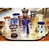 Splendida collezione di bicchieri Biedermeier