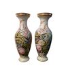 Coppia di vasi Vecchia Parigi francesi del 1800 decorati