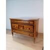 Cassettone in noce intarsiato stile neoclassico - Luigi XVI - comò - metà 900