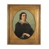Dipinto di Achille Zo - Ritratto Femminile