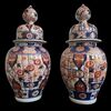 COPPIA DI POTICHES - IMARI - XIX SEC.
