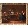 Cerchia di Pietro Longhi (Venezia, 1701 – 1785) Scena di concerto dipinto