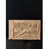 Bellissimo bassorilievo raffigurante Eros, dio dell'amore - Marmo nembro chiaro - 72 x 44 cm