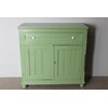 Antica credenza/ dispensa toscana XIX secolo Verde salvia. Mis 106 x 45 . H 100 . Restaurata. 