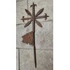 Banderuola in ferro forgiato e traforato  XVIII secolo