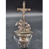 Acquasantiera in argento sbalzato della fine del 700
