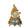 Orologio Francese del 1800 raffigurante Dama con Applicazioni in Porcellana si Sevres