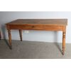 Antico tavolo provenzale fine 800 restaurato in patina. Mis 160 x 78 . h 79. Gambe tornite.