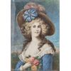 Ritratto di giovane ragazza con fiori