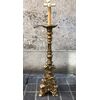 grande torcera in legno scolpito e dorato alto 132 cm