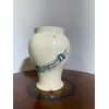 Antico Albarello, vaso da farmacia, epoca metà XIX, Unguento Populeo, h 20, lp 15 cm