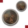 COPPIA DI QUADRETTI TONDI XIX SECOLO