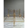 Letto matrimoniale in ottone