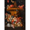Natura morta con fiori e frutta