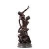 Scultura Ratto di Proserpina, Fonditore Fine XIX Secolo, Firma V. Cimone, 30x30x80 cm