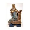 Importante Madonna in terracotta policroma. Emilia XVII secolo