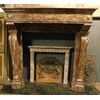 chm319 fireplace with marble breccia settebasi bronzes empire mis 195 xh 194 p. 75/60